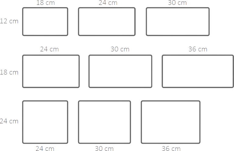 Wymiary kostki brukowej Akcento 6 cm