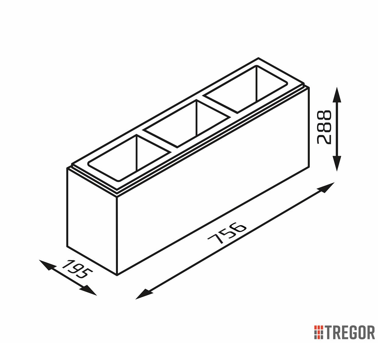 Bloczek JONIEC ROMA Mega M19(756/288/195)