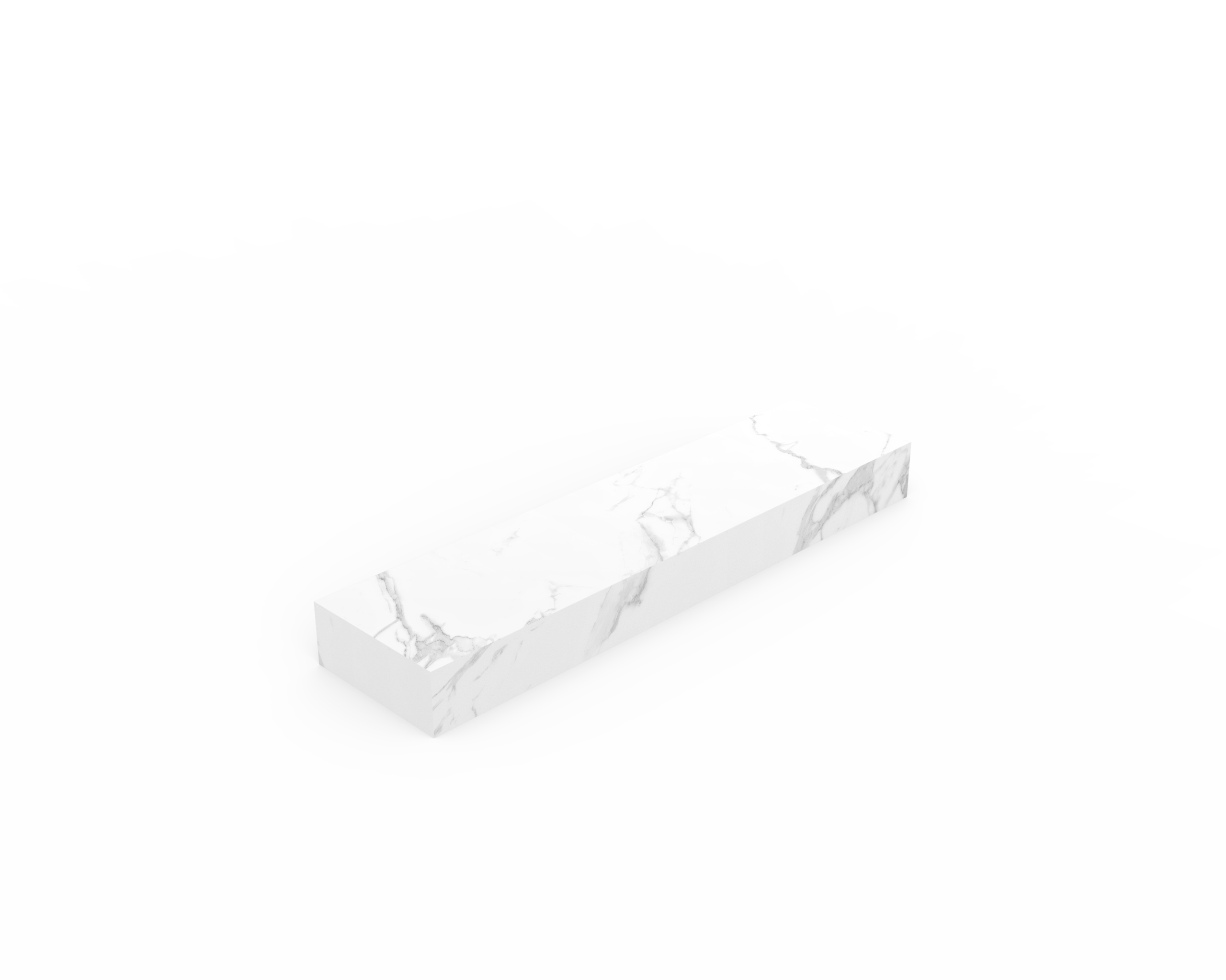 Daszek gładki Medium_VISION 80x8x20