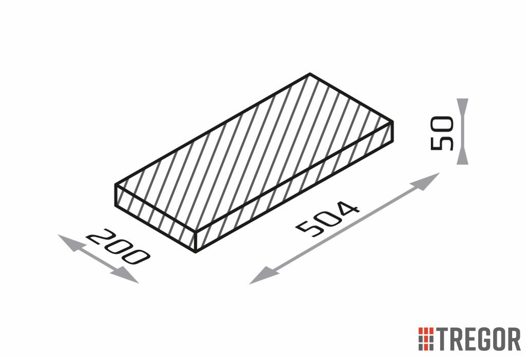 Daszek ROMA Perfect CRP20 50,4x20x5