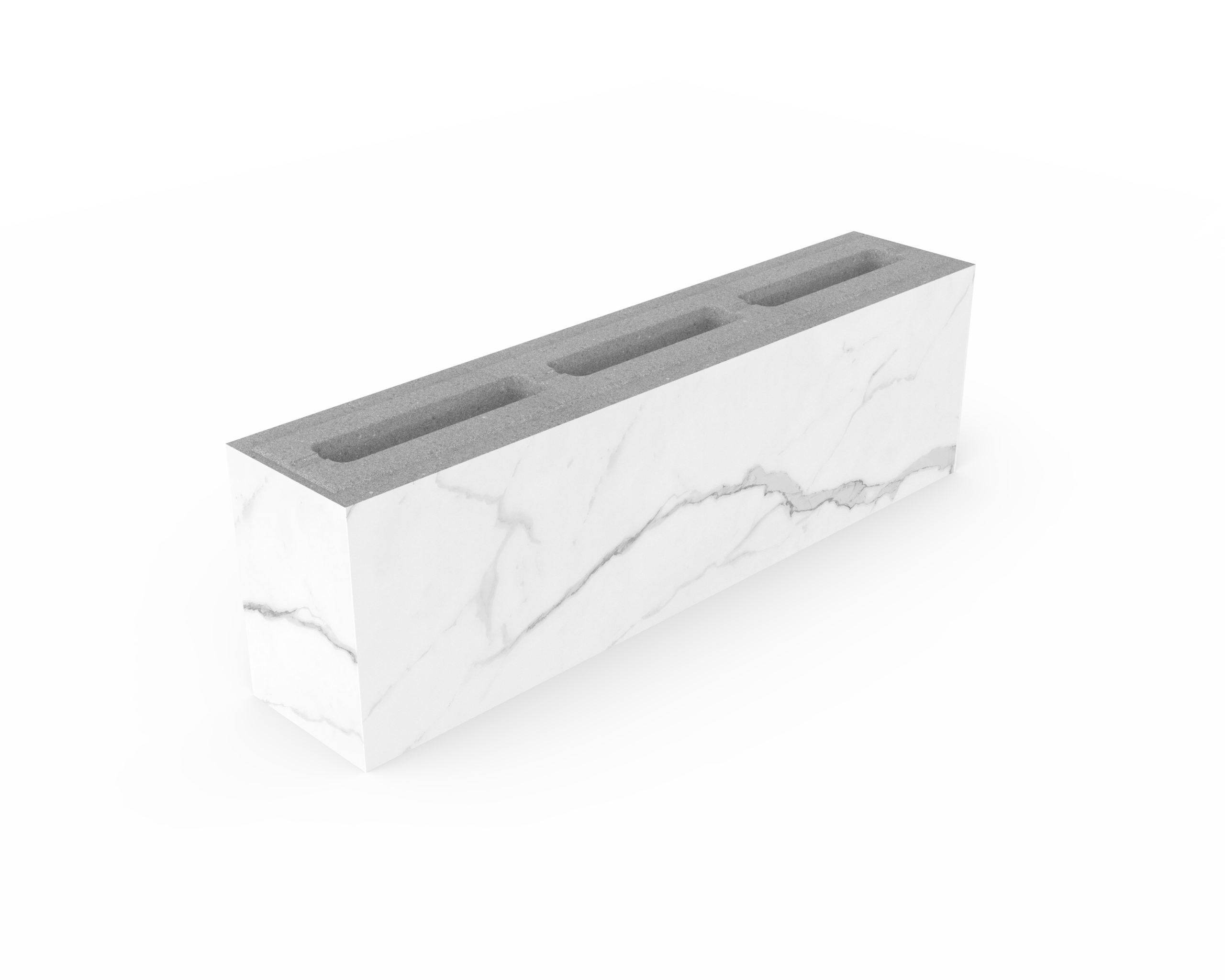 Ogrodzenie gładkie Long _ VISION 100x30x20